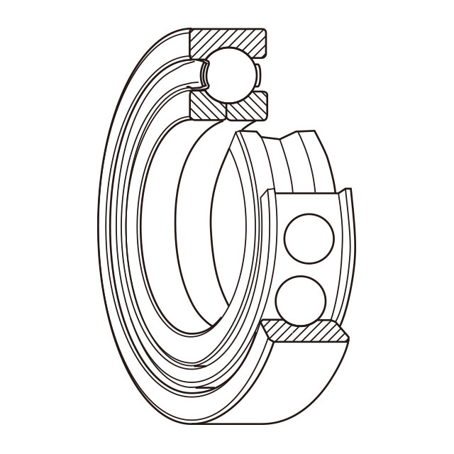 Four-Point-Contact Ball Bearings
